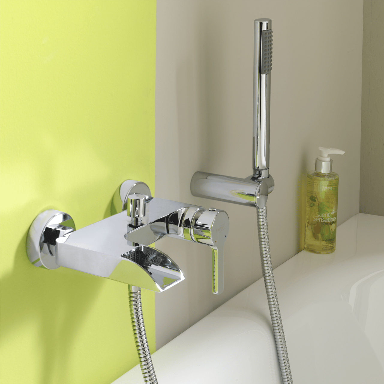 Blaufoss Cascata robinet de bain chrome brillant