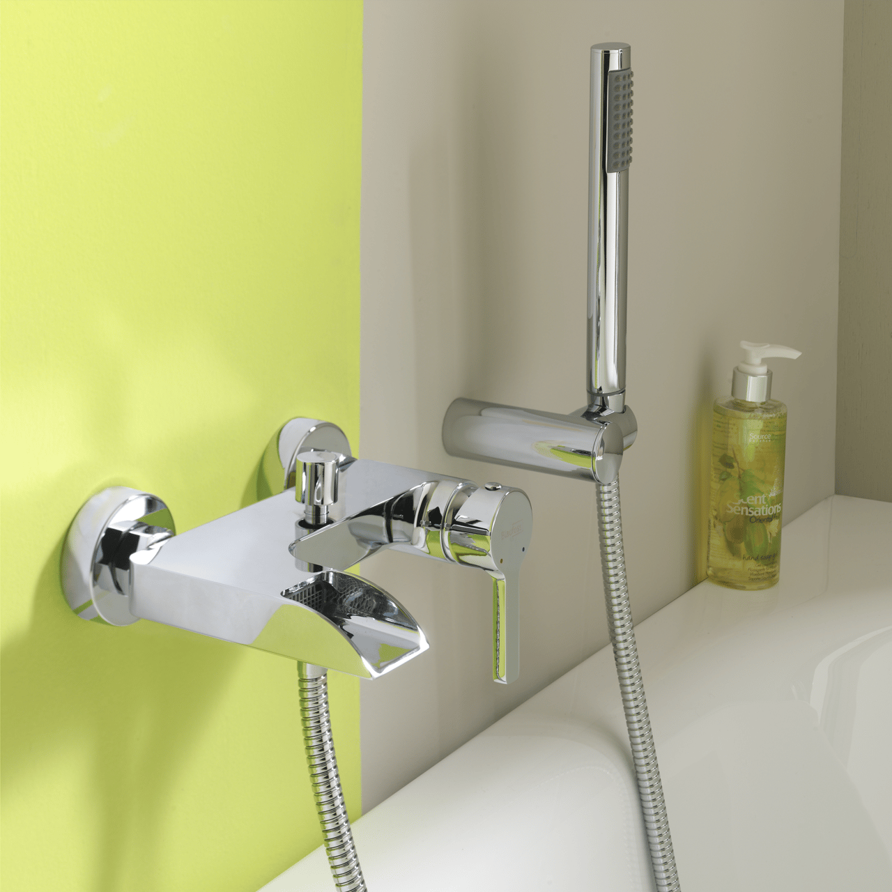 Blaufoss Cascata robinet de bain chrome brillant