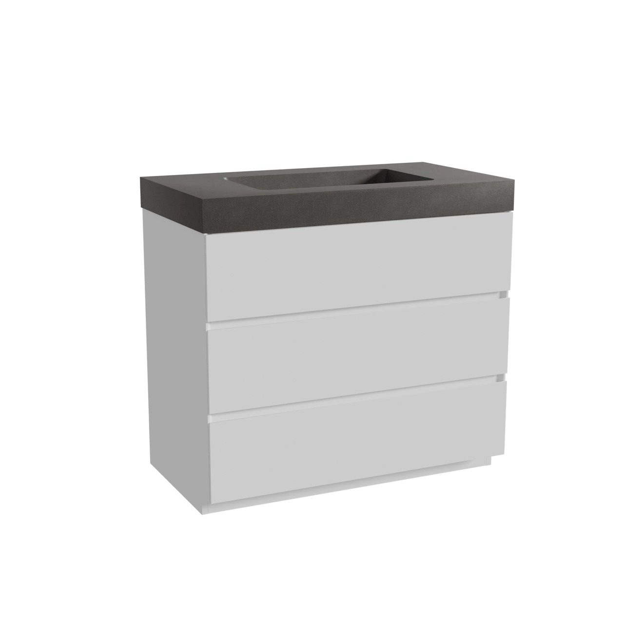 Storke Edge badkamermeubel met Scuro High Wastafel