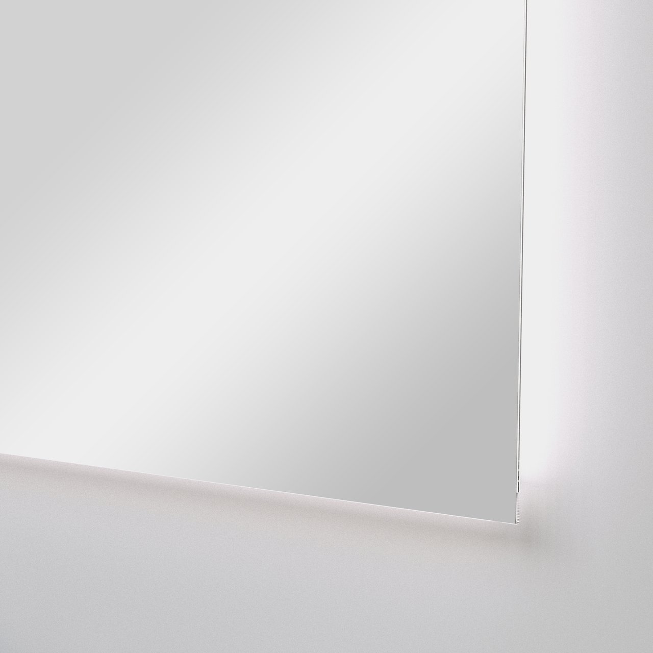 Balmani Giro rechthoekig badkamerspiegel 120 x 65 cm met spiegelverlichting en anti-damp