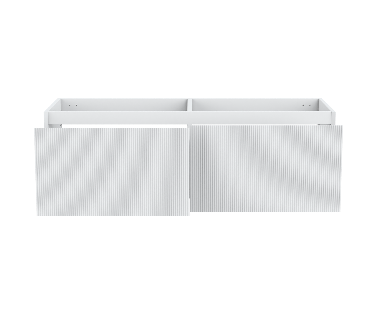 Balmani Fila zwevende wastafelonderkast 150 x 55 cm mat wit 4 lades