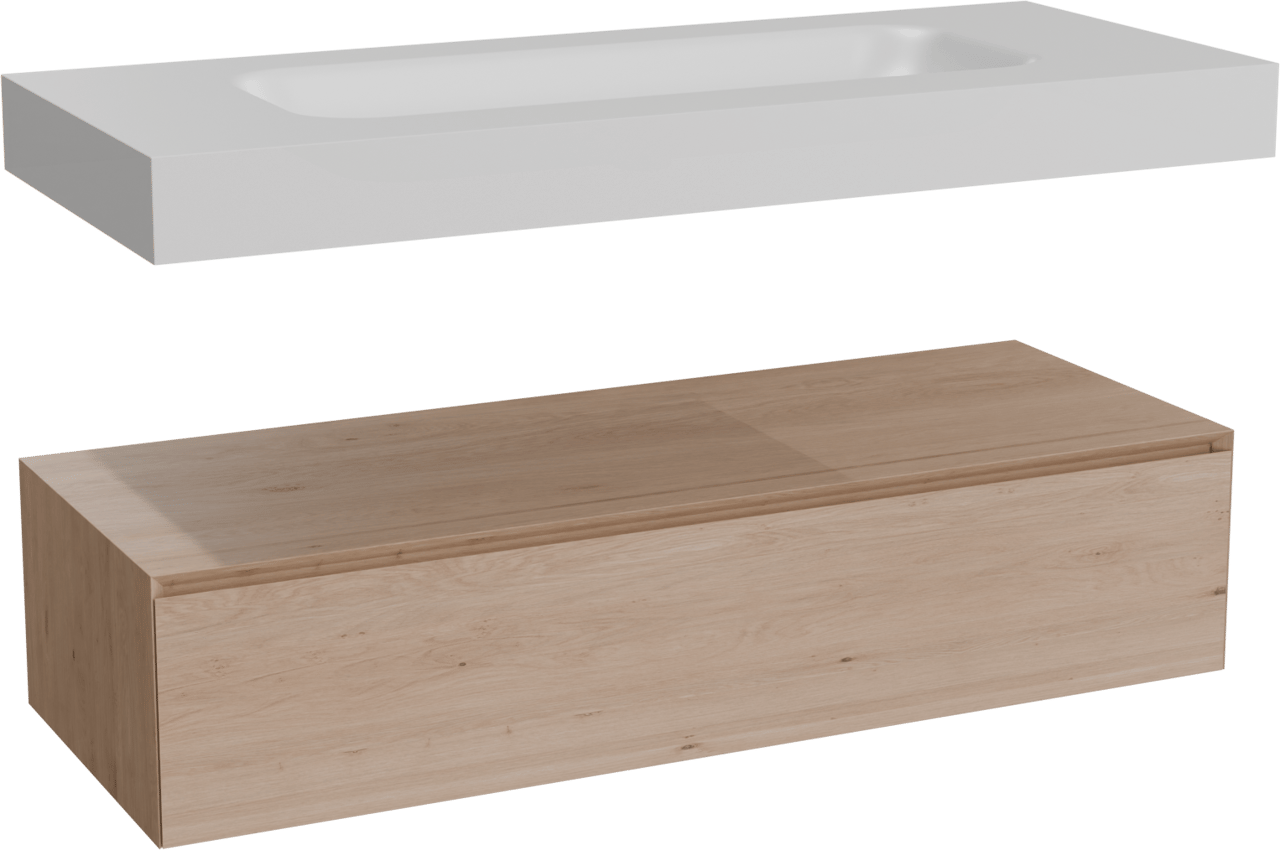 Balmani Mitra Elements badkamermeubel met Arcato Wastafel