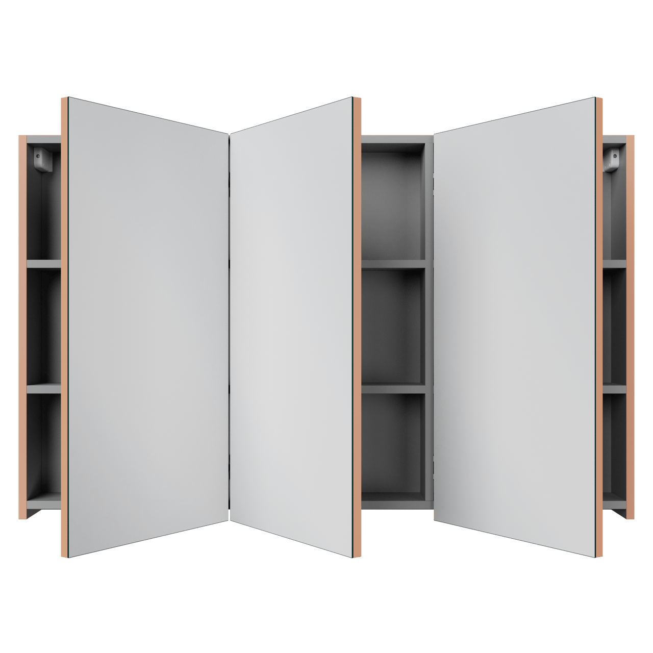 Linie Montro spiegelkast 120 x 75 cm cotto