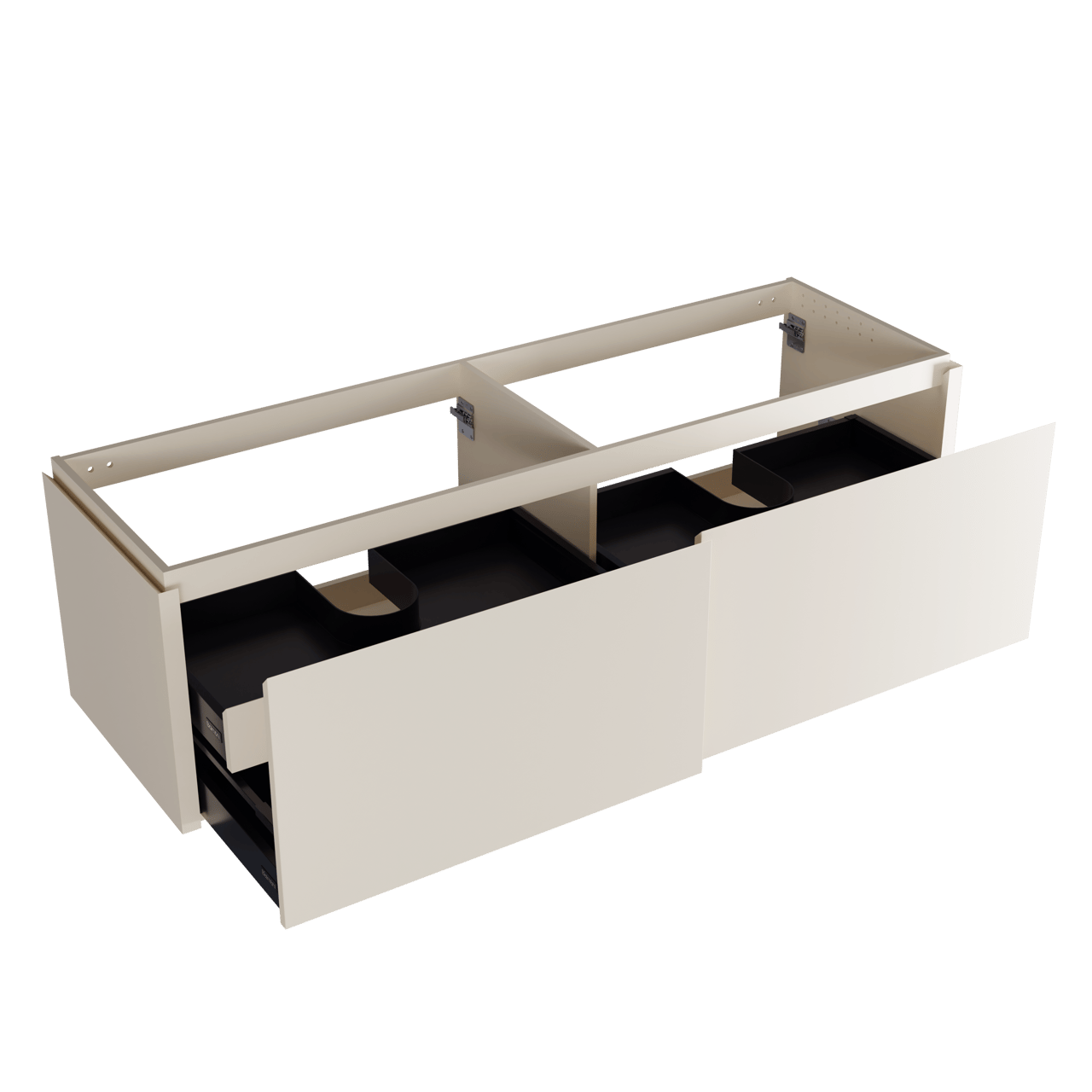 Balmani Eclips zwevende wastafelonderkast 180 x 55 cm Sandbeige 4 lades