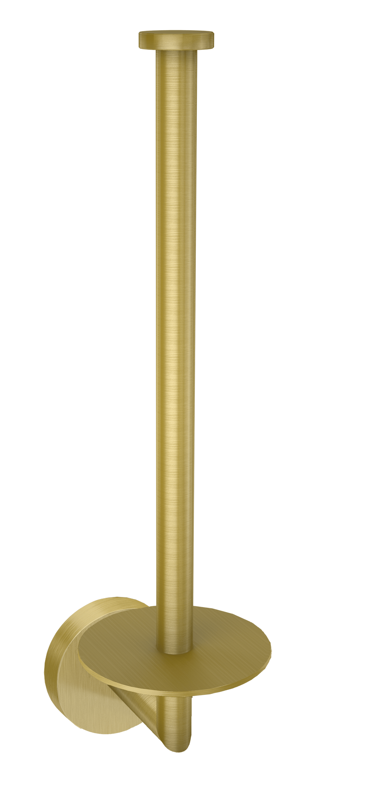 Blaufoss Harmony Reserve-WC-Rollen-Halter, Brushed Gold