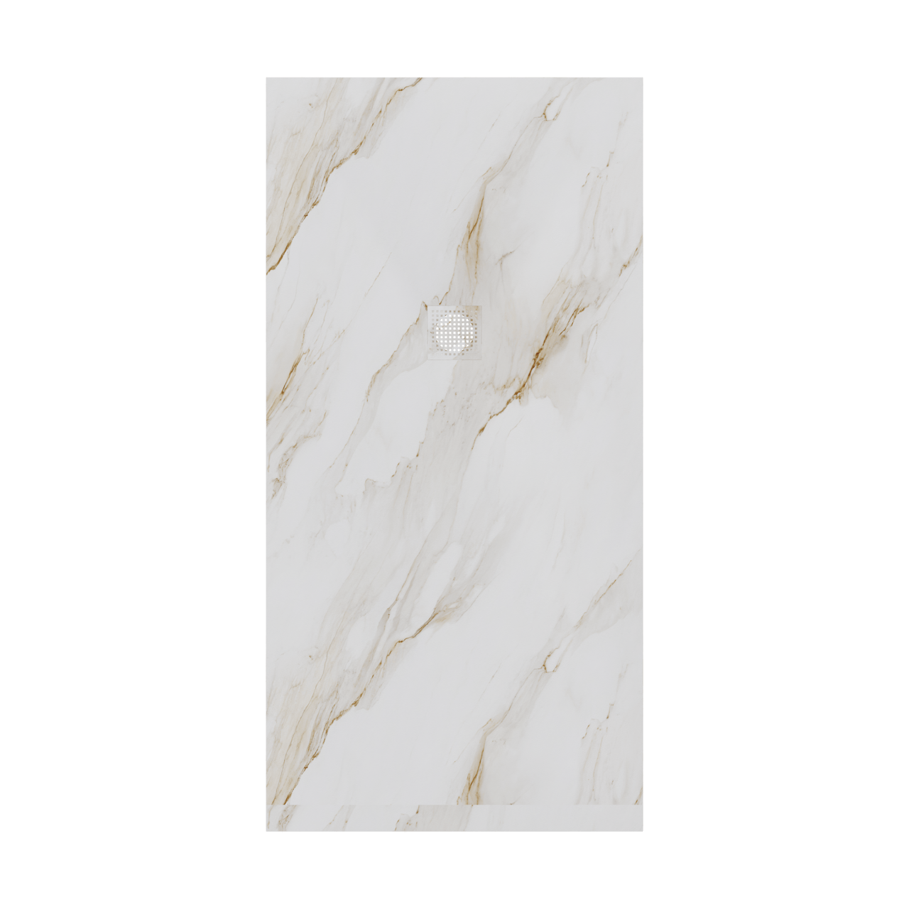 Luca Varess Suite Duschwanne 180 x 90 cm Marmorkomposit Marble Gold