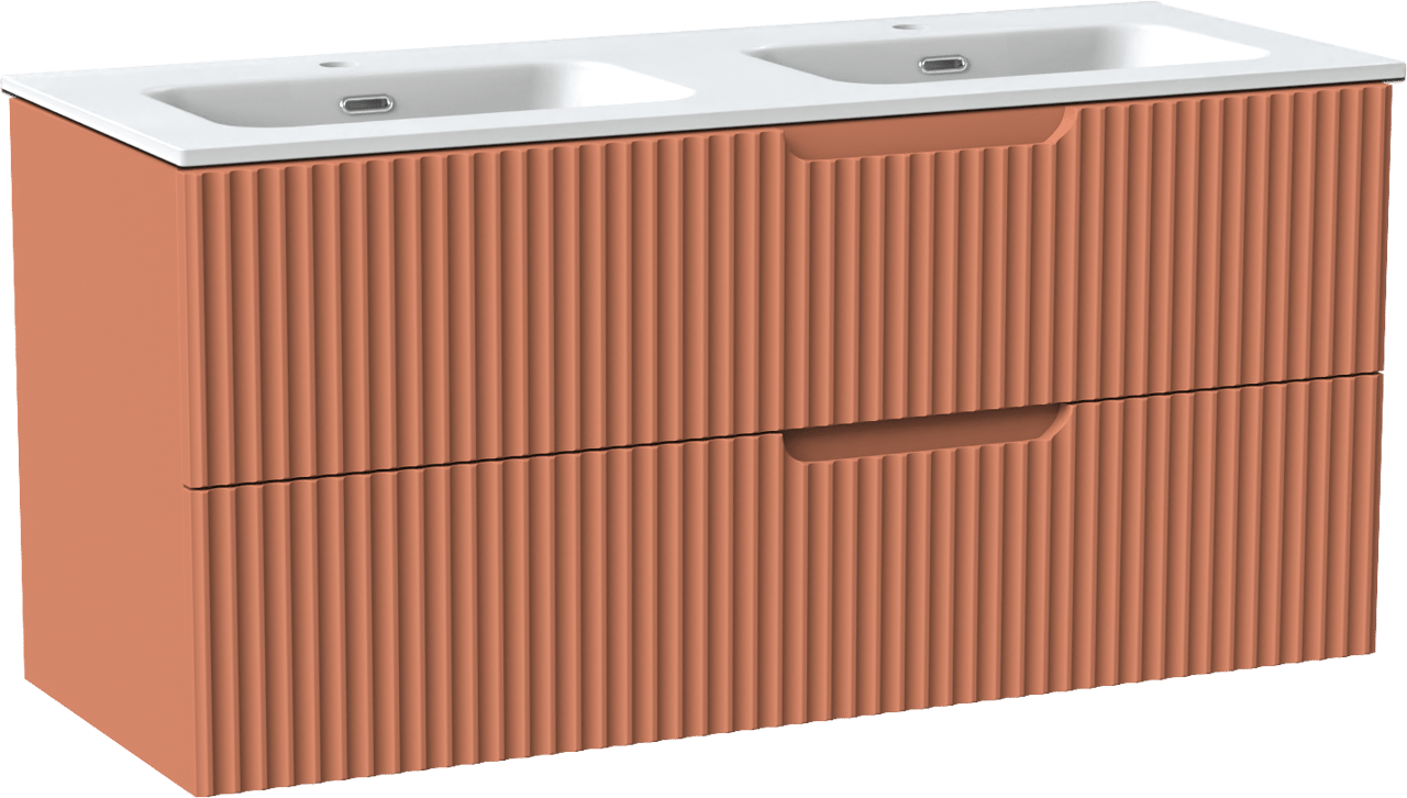 Linie Ribbo meuble salle de bains avec plan vasque Baro