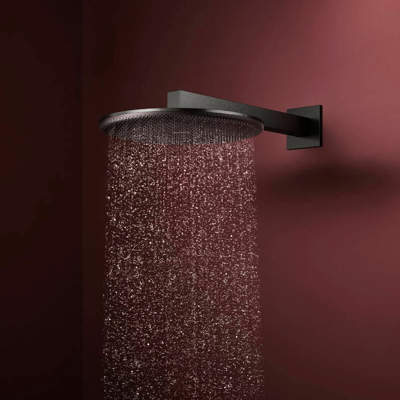 Hansgrohe Raindance Alive S Hoofddouche rond, 1 jet, Ø30cm Brushed Black Chrome