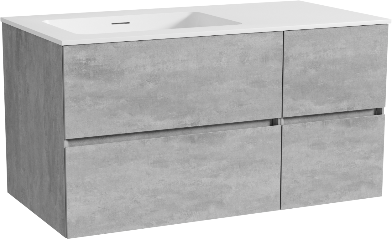 Storke Edge badkamermeubel met Mata wastafel