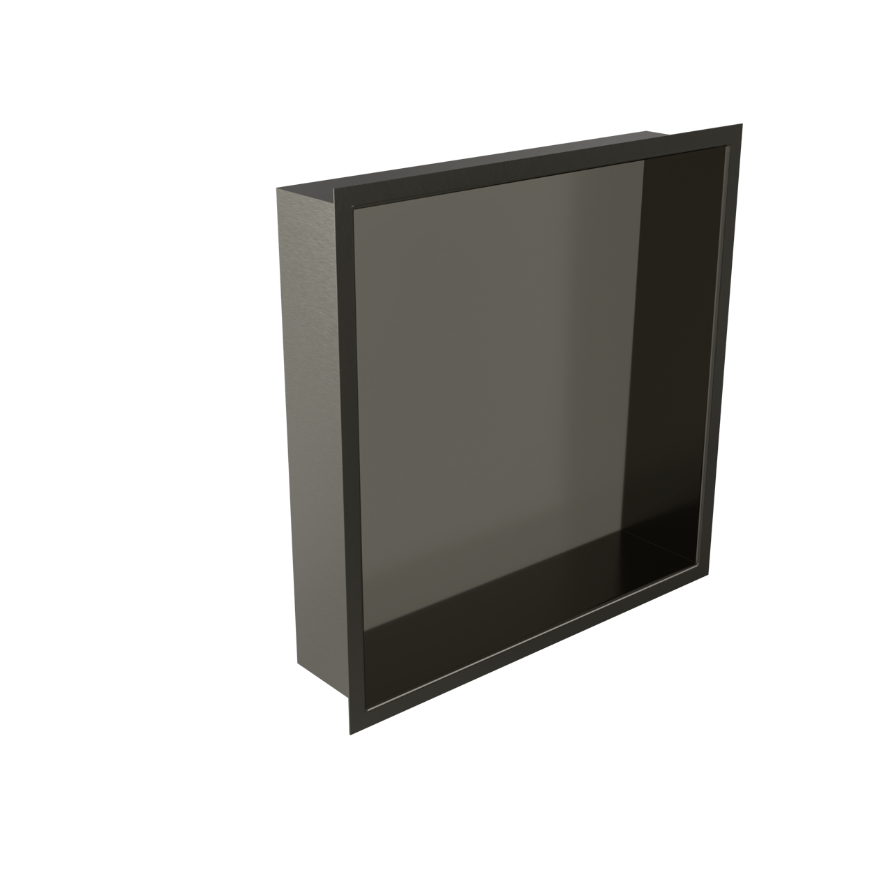 Blaufoss Box Niche encastrée, 30 x 30 cm, Brushed GunMetal