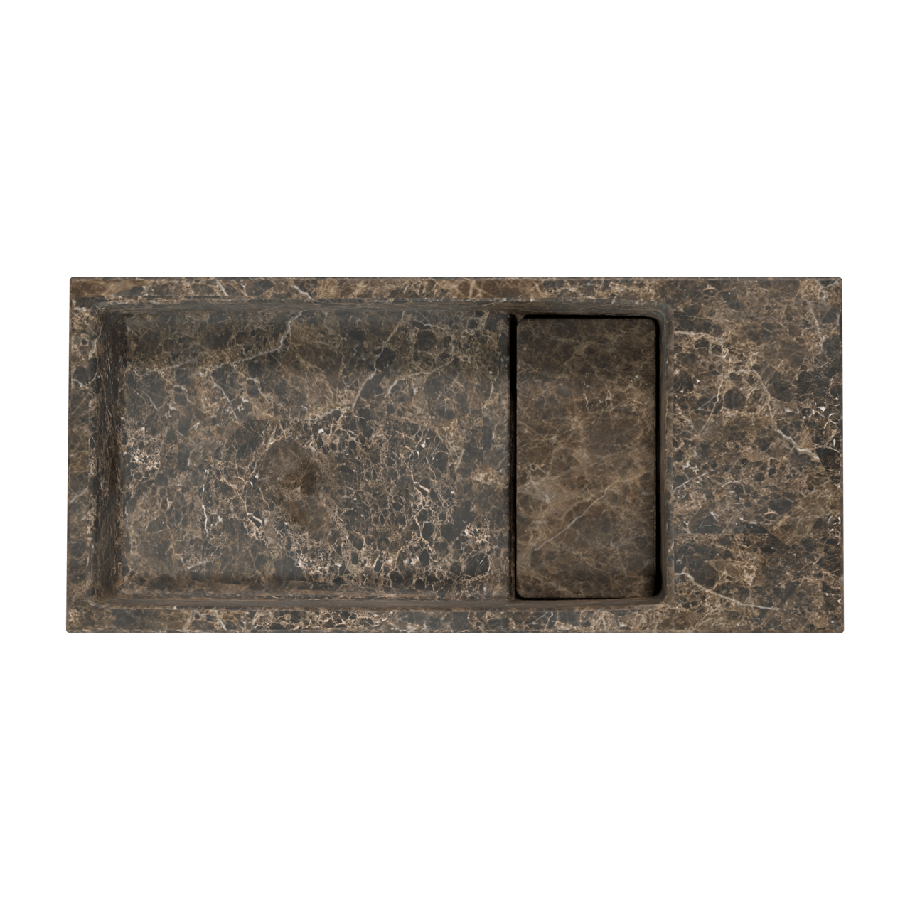 Balmani Mood lave-mains 45 x 20 cm Marbre Dark Emperador