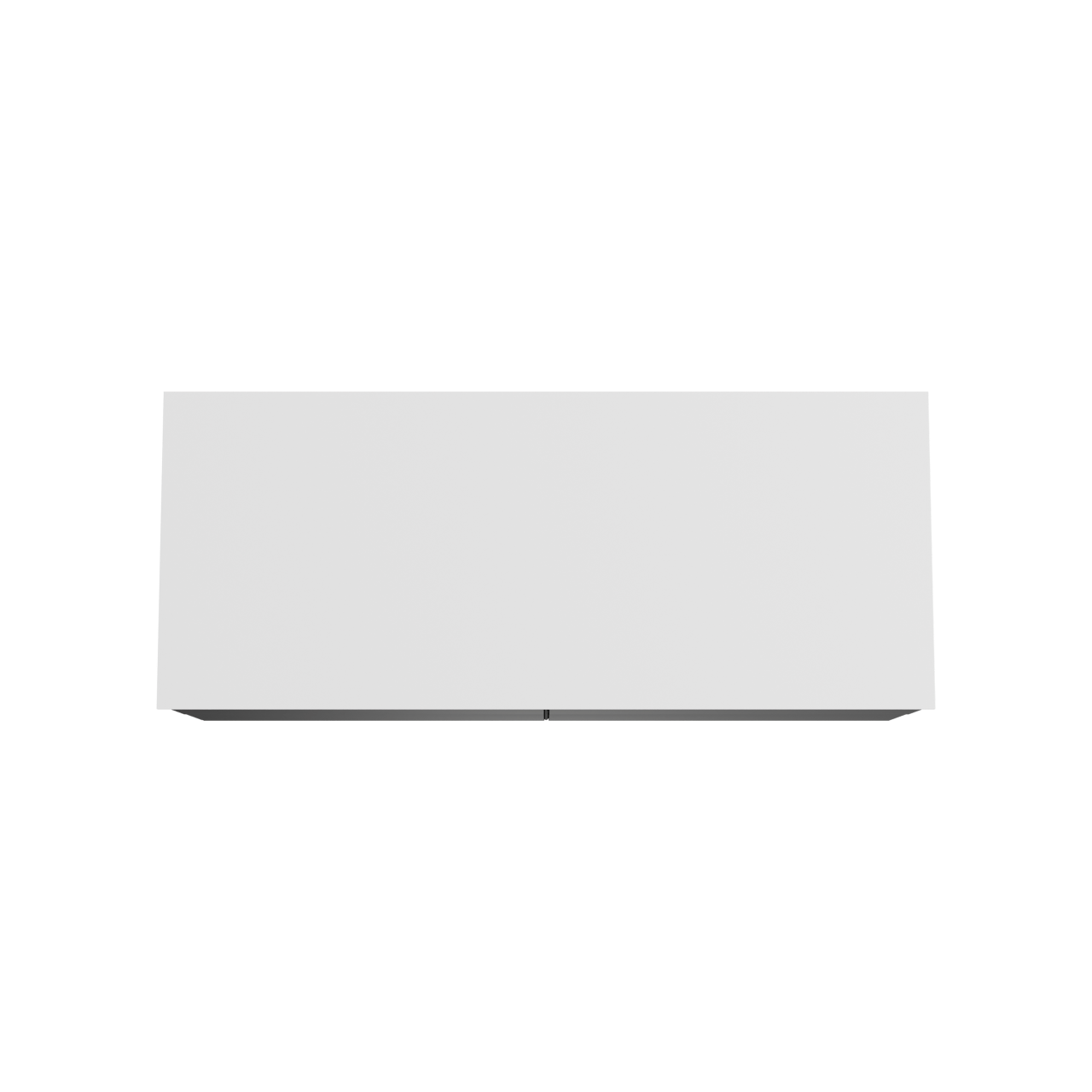 Balmani Mitra hängendes Möbelstück Set: 135 x 55 cm, Schwarz matt, mit Stretto Einzel- oder Doppel Waschtischplatte, Solid Surface Weiß matt