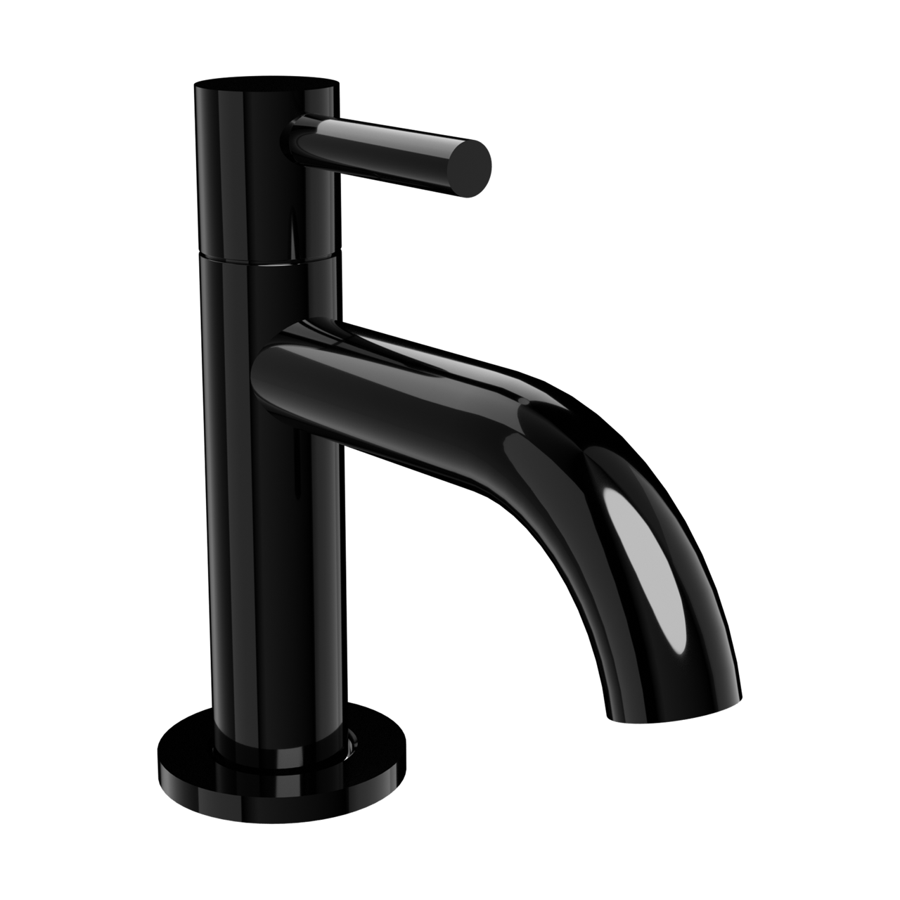 Blaufoss Multa robinet de lave-mains standard Noir Brillant