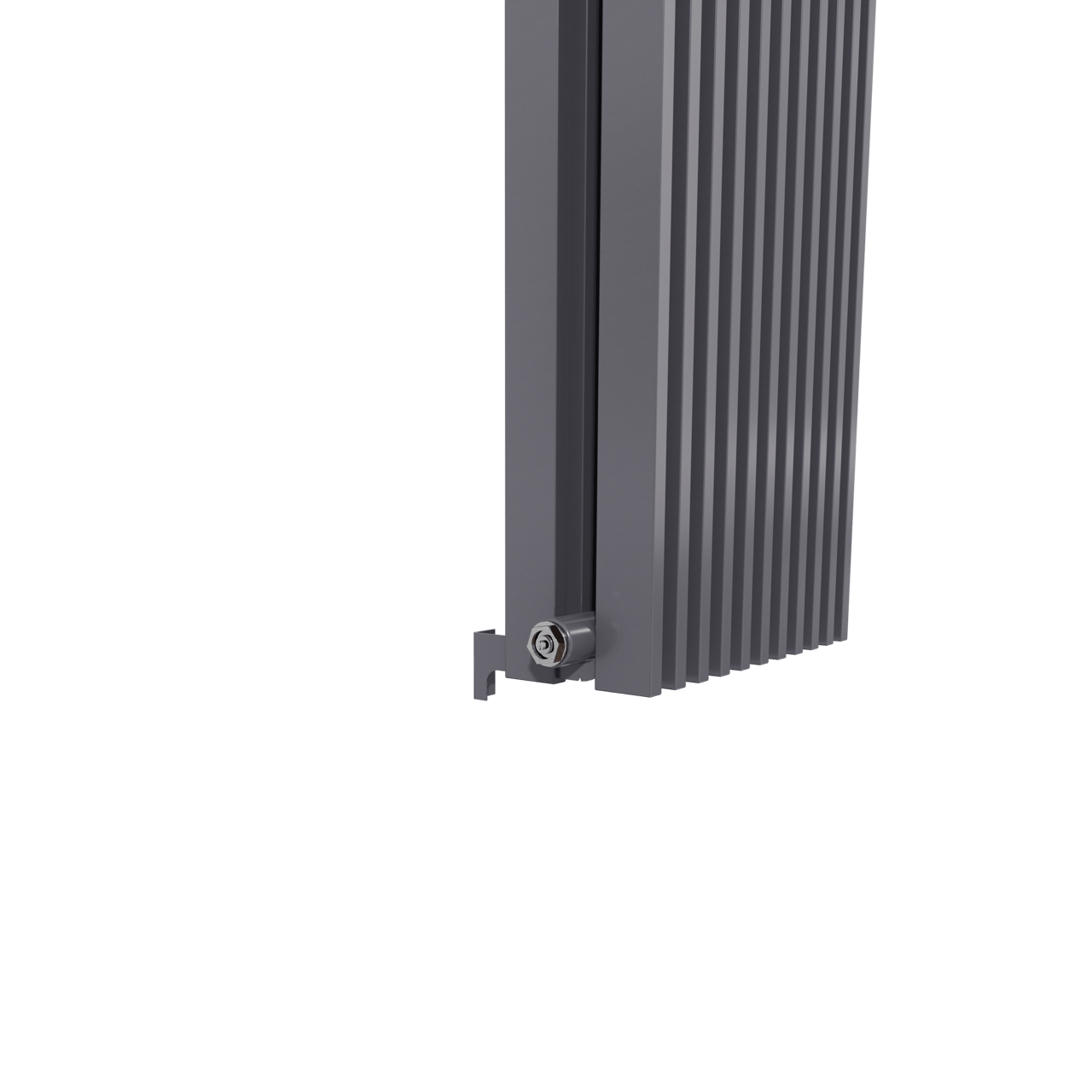 Vipera Corrason dubbele badkamerradiator 40 x 180 cm centrale verwarming antraciet grijs zij- en middenaansluiting 2.238W