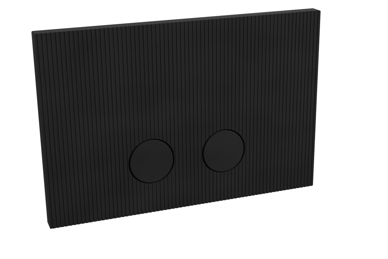 Presa Ribs plaque de commande Noir Mat pour UP320 ou UP720 bâti-support