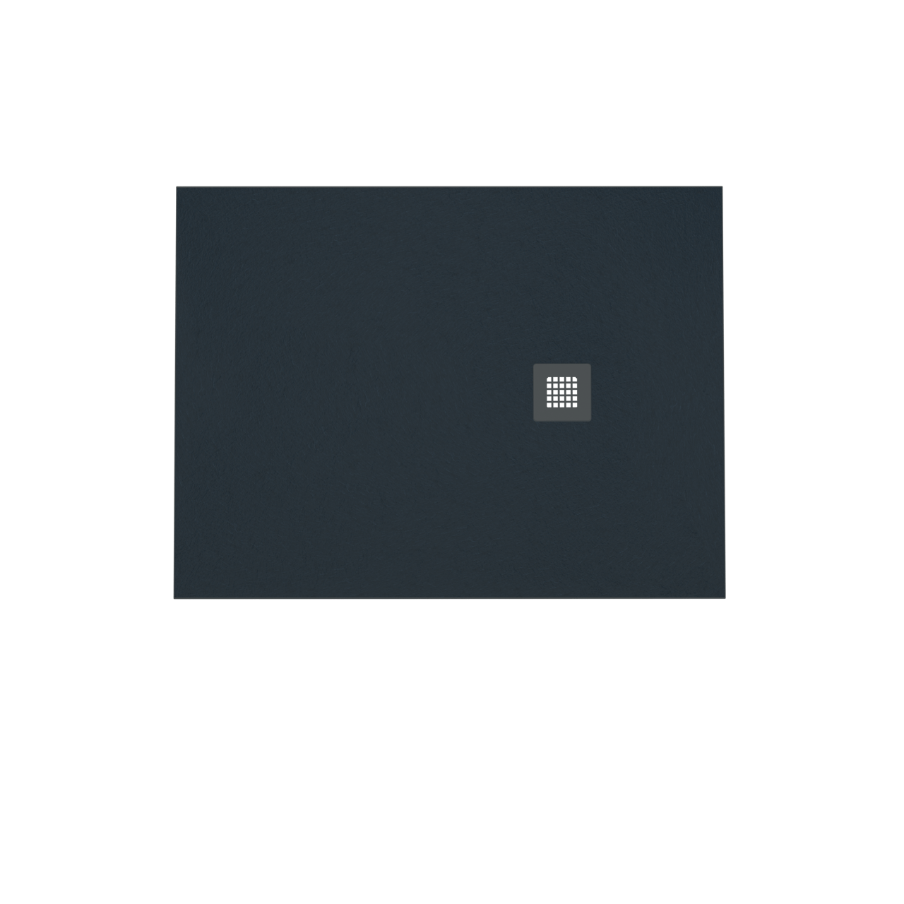 Balmani Vega receveur de douche 120 x 90 cm marbre composite gris graphite texture ardoise