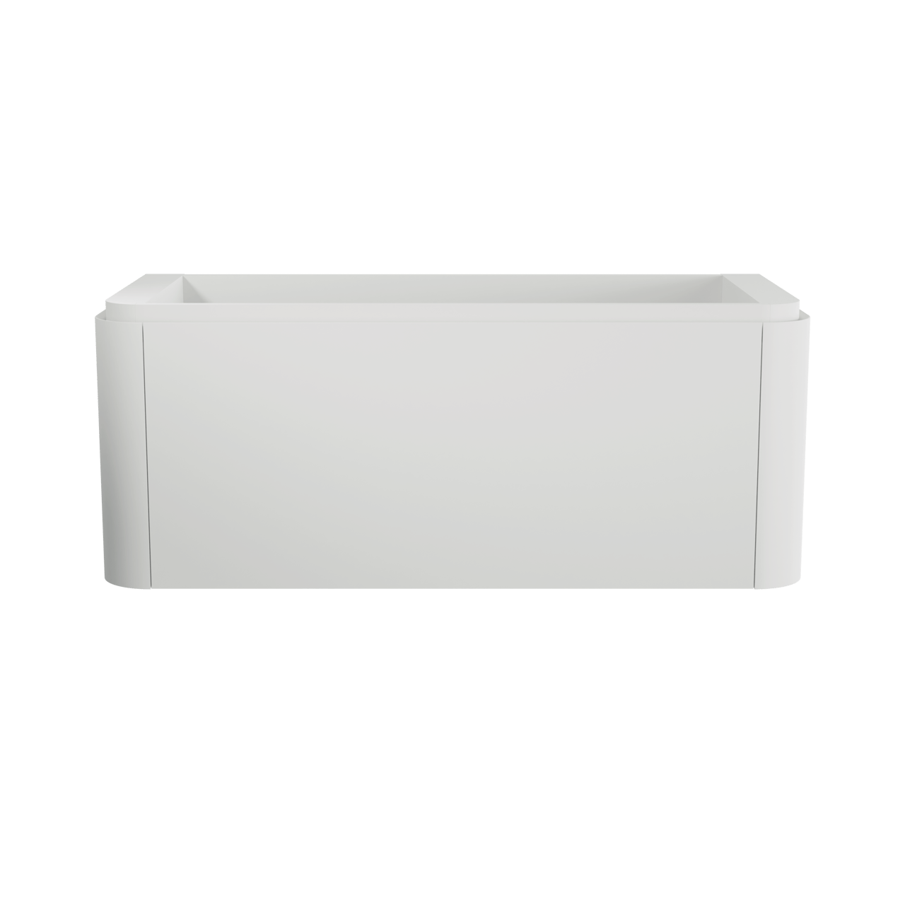 Balmani Moon meuble sous-lavabo suspendu 130 x 55 cm blanc mat 2 tiroirs