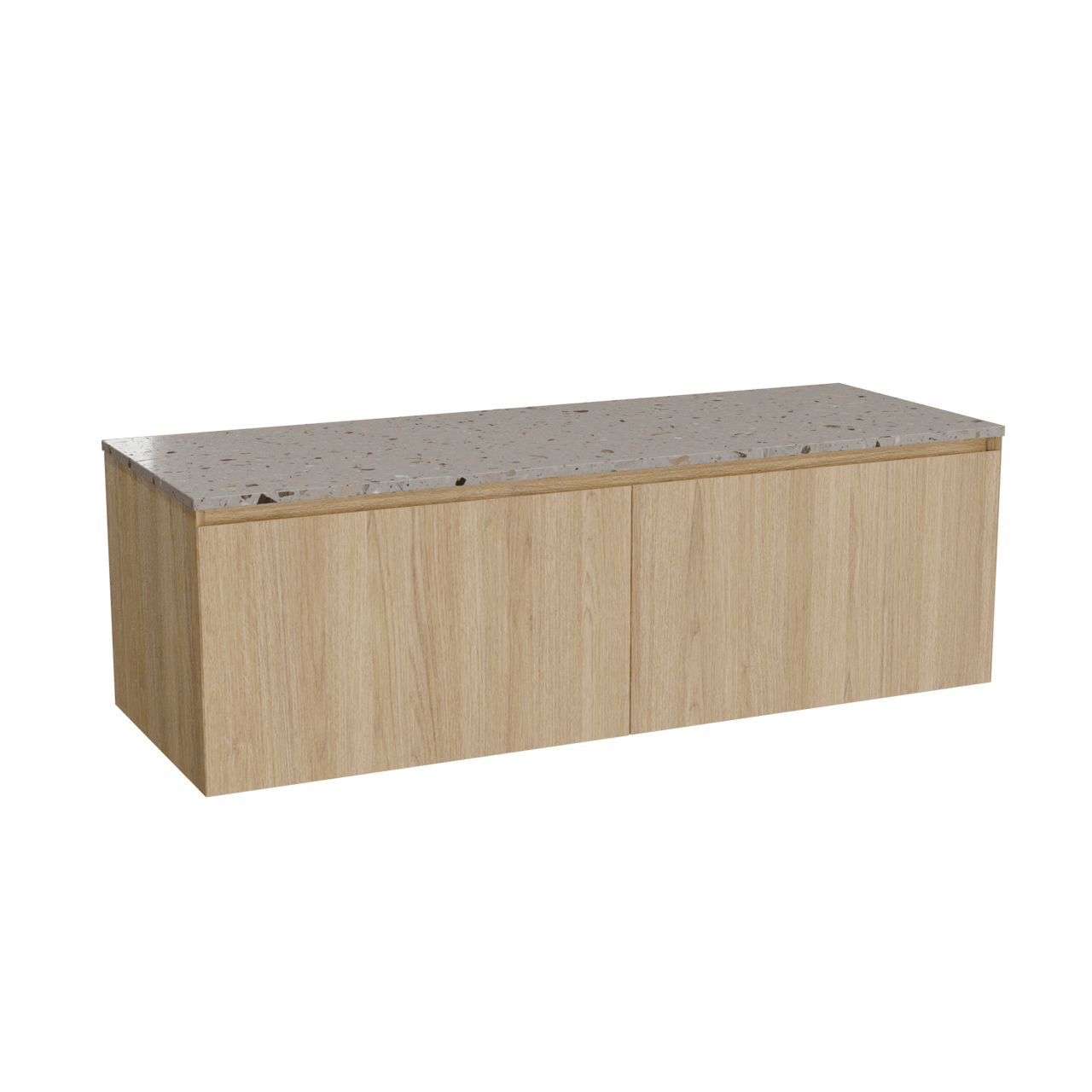 Balmani Idra meuble salle de bains avec tablette pour vasques Stretto