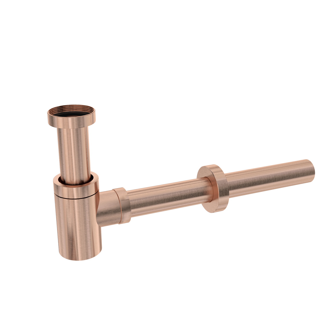 Santeg Styledrain MINI-X afvoer voor handenwasser 32mm Brushed RoseGold