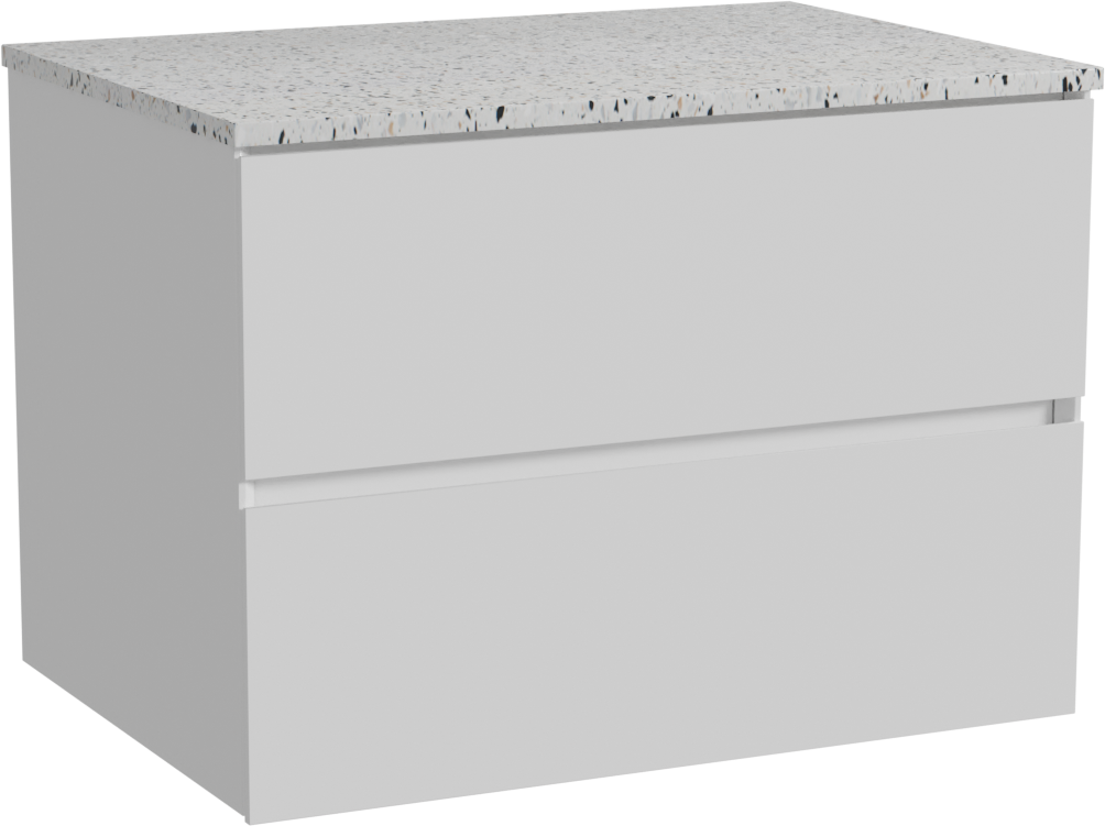 Storke Edge meuble salle de bains avec tablette pour vasques Tavola