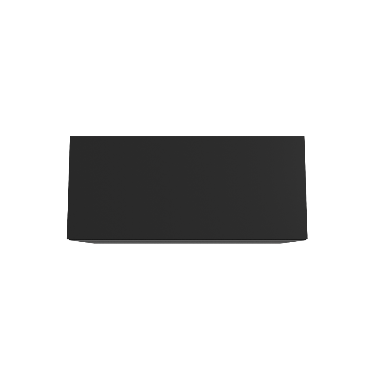 Storke Edge staand badkamermeubel 120 x 52 cm mat zwart met Panton enkel of dubbel tablet in gepoedercoate mdf mat zwart