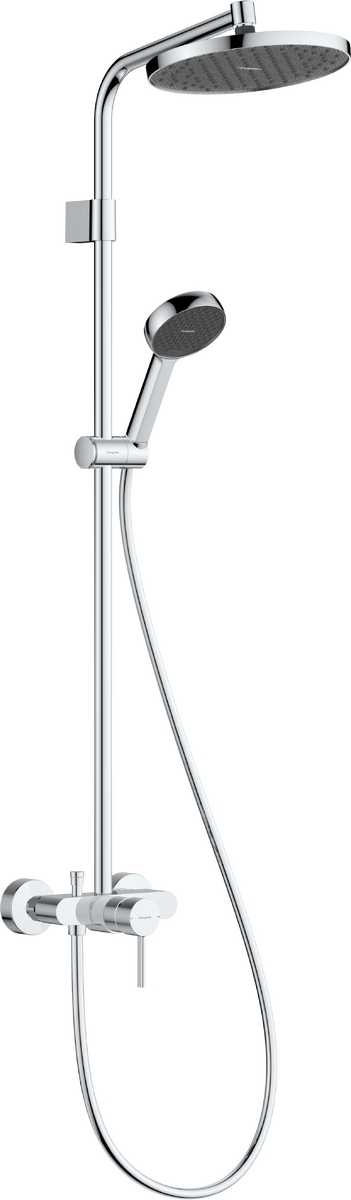 Hansgrohe Activera S 240 colonne de douche de pluie avec mitigeur Varia Chrome Brillant