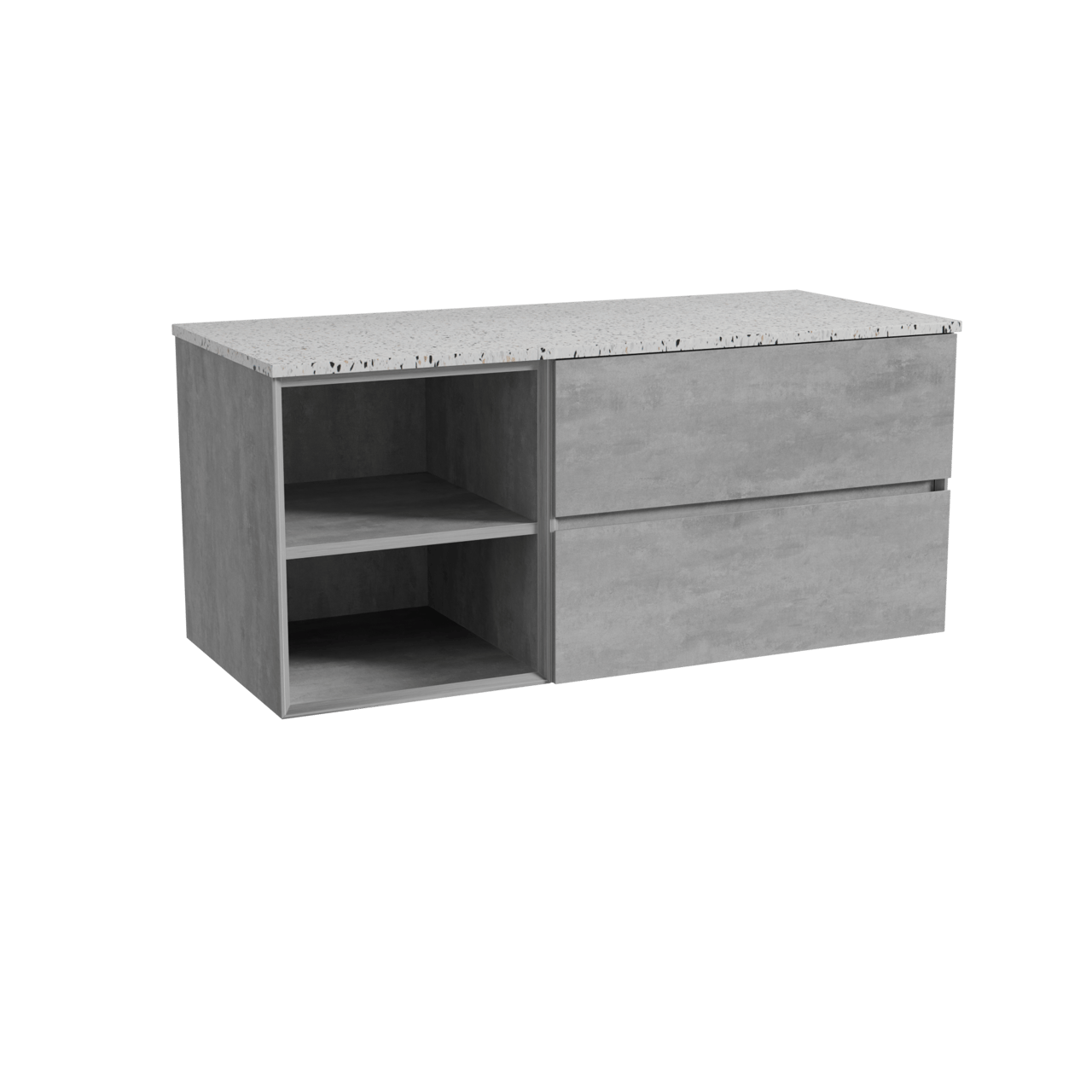 Storke Edge badkamermeubel met Tavola Tablet voor waskom(men)