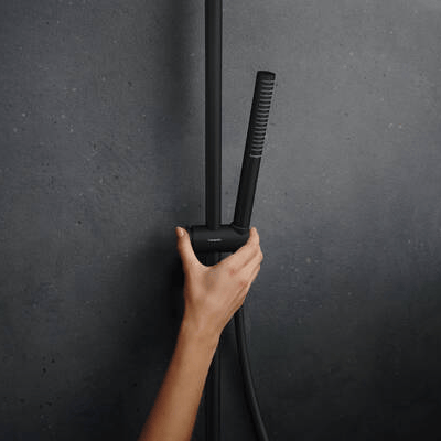 Hansgrohe Pulsify S260 Puro thermostatische kraan regendoucheset mat zwart