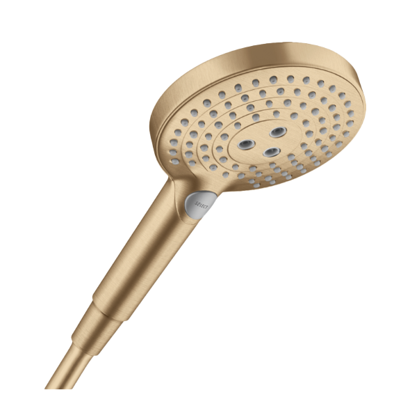 Hansgrohe Raindance Select S120 Handbrause 3 Strahlfunktionen Brushed Bronze