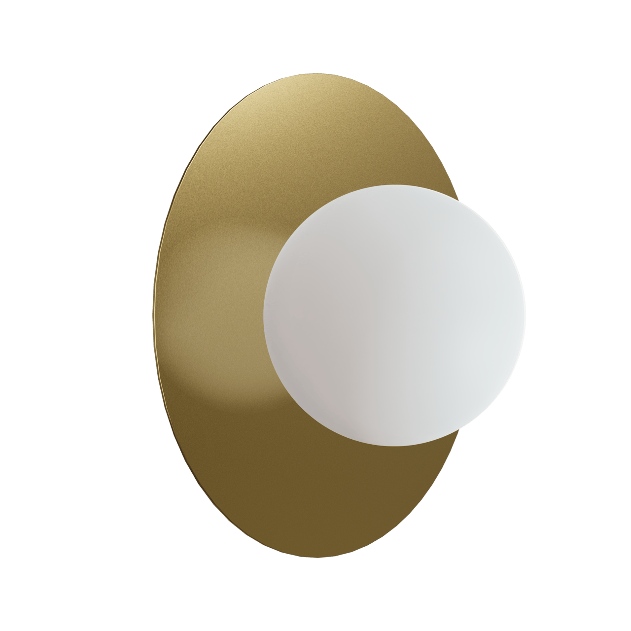 Balmani Pelota Disc small LED Spiegelbeleuchtung: 16 cm, Champagner Gold