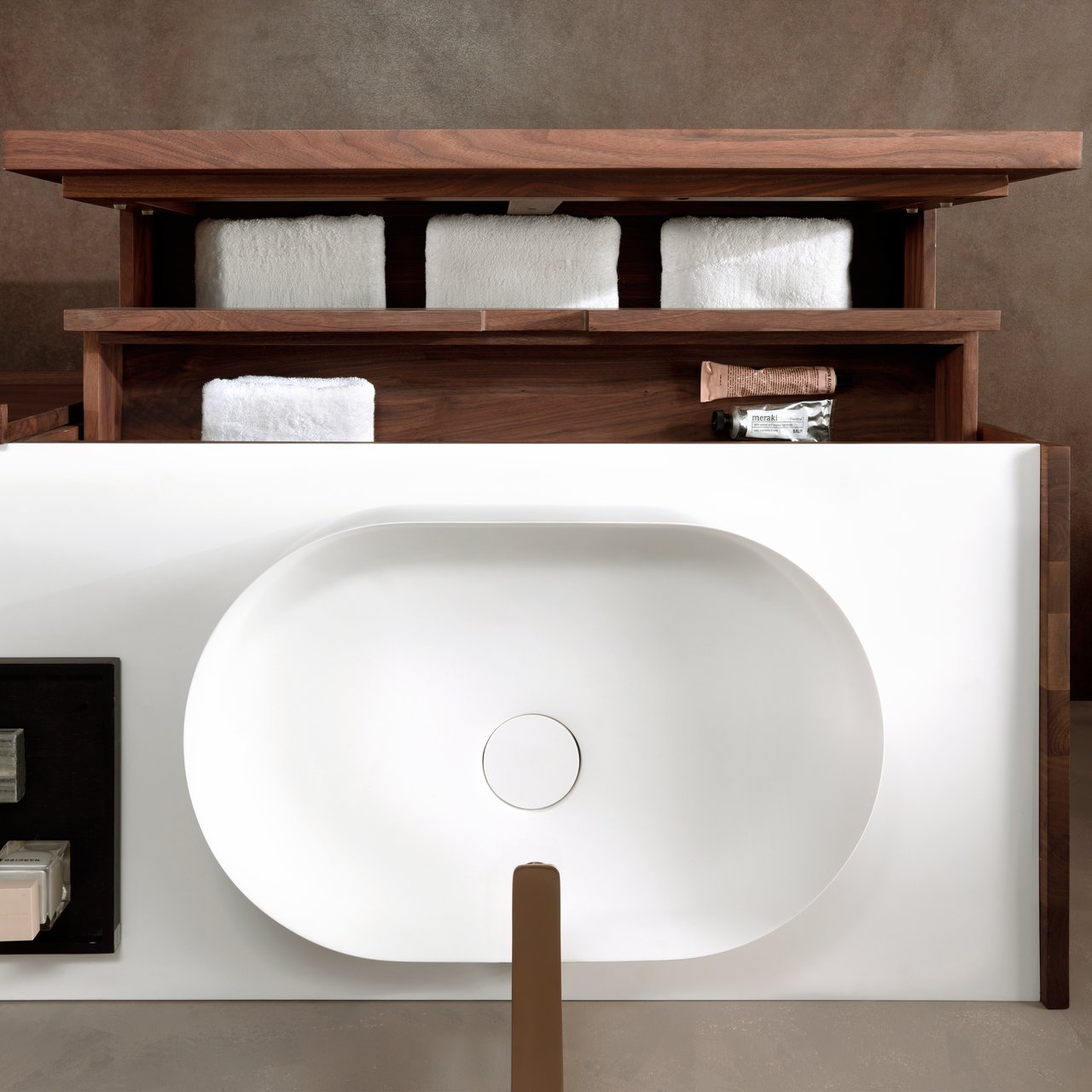 Balmani Fato waskom matte Solid Surface ovaal 54 x 34 cm