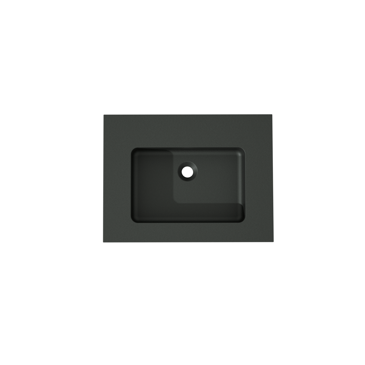 Storke Scuro vasque simple quartz mat 60 x 46 cm