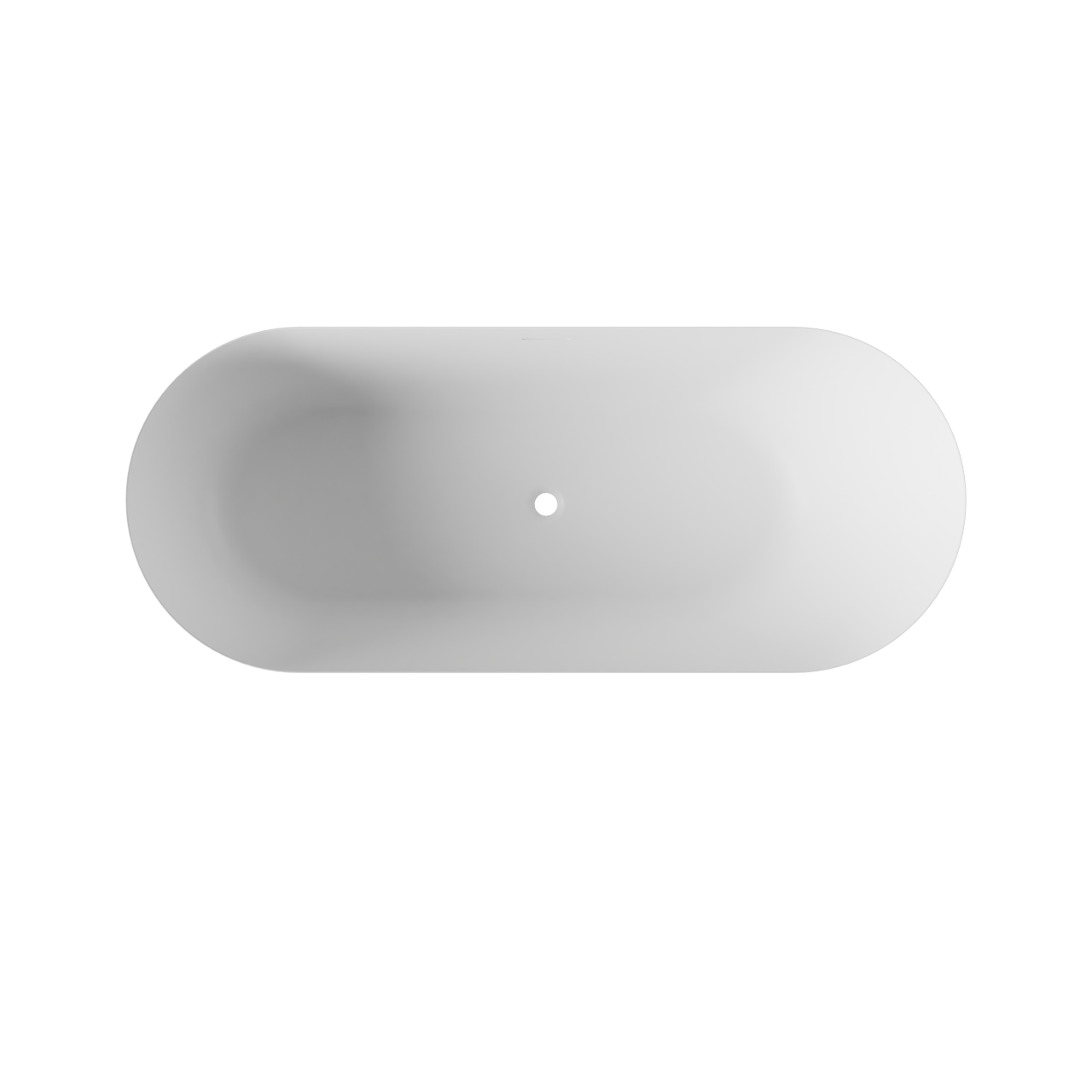 Balmani Scala Lite ovaal vrijstaand bad 170 x 70 cm acryl mat wit