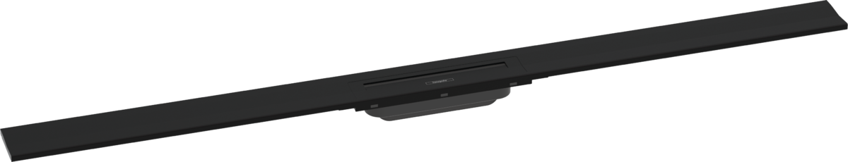 Hansgrohe RainDrain Flex douchegoot afwerkset wandmodel 120cm Mat Zwart