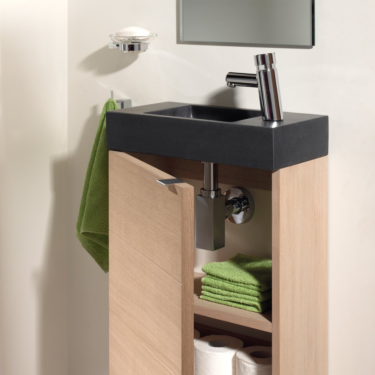 Blaufoss Ritaro Kaltwasserhahn: Chrom Glänzend