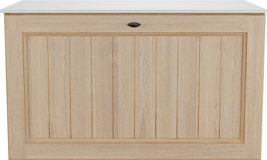 Balmani Lemon meuble salle de bains suspendu 90 x 55 cm, placage chêne naturel avec Stretto tablette simple en blanc mat