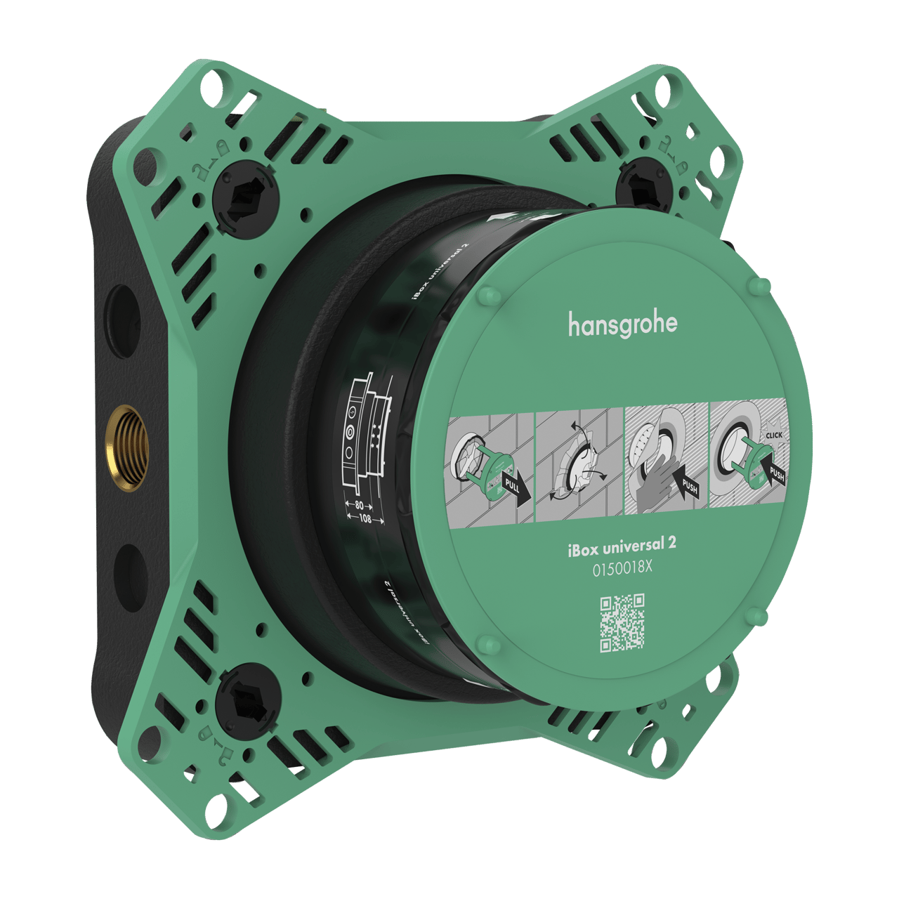 Hansgrohe Ibox Universal 2 Basis-Set für den Unterputz-Einbau einer Dusch-Armatur