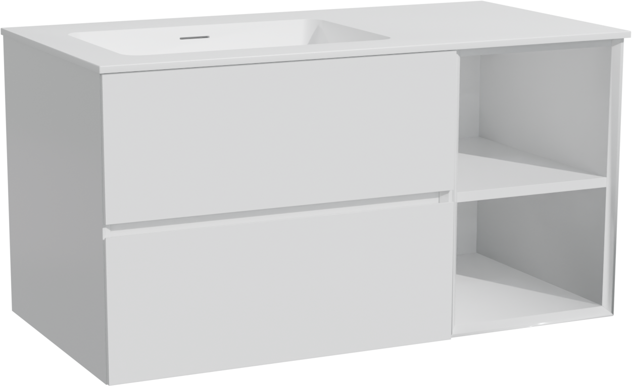 Storke Edge badkamermeubel met Mata wastafel