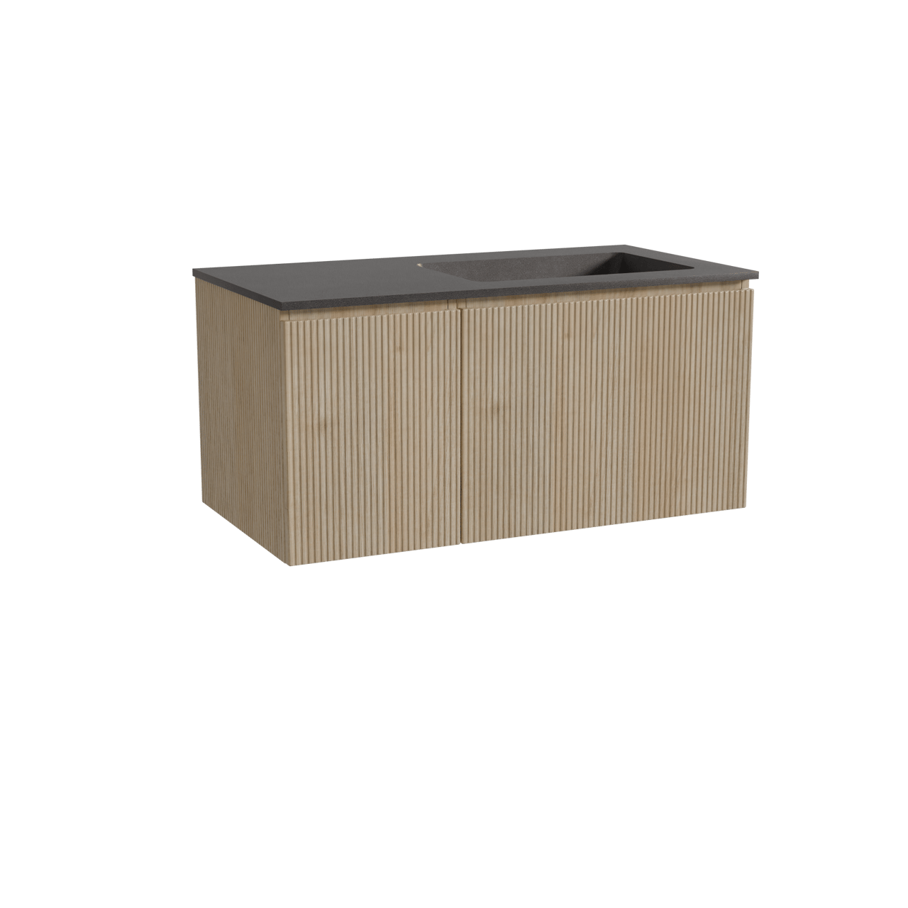 Storke Ribs badkamermeubel met Scuro wastafel