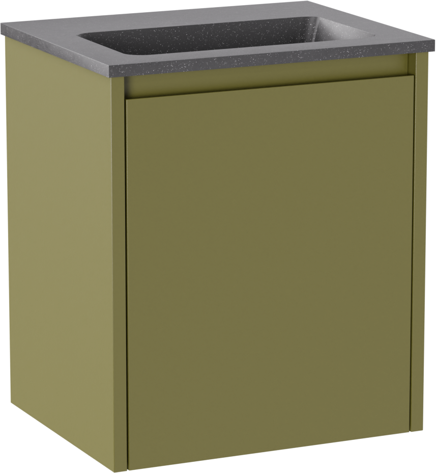 Storke Seda Badmöbel Set mit Scuro Waschtisch