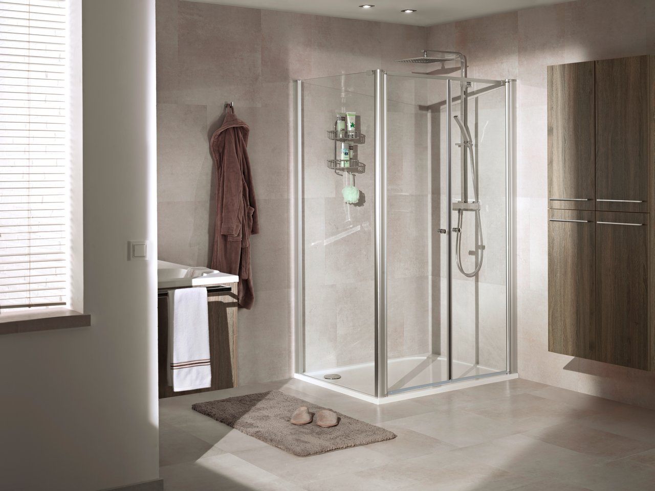 Luca Varess Cyrus panneau latéral 90 x 195 cm verre transparent