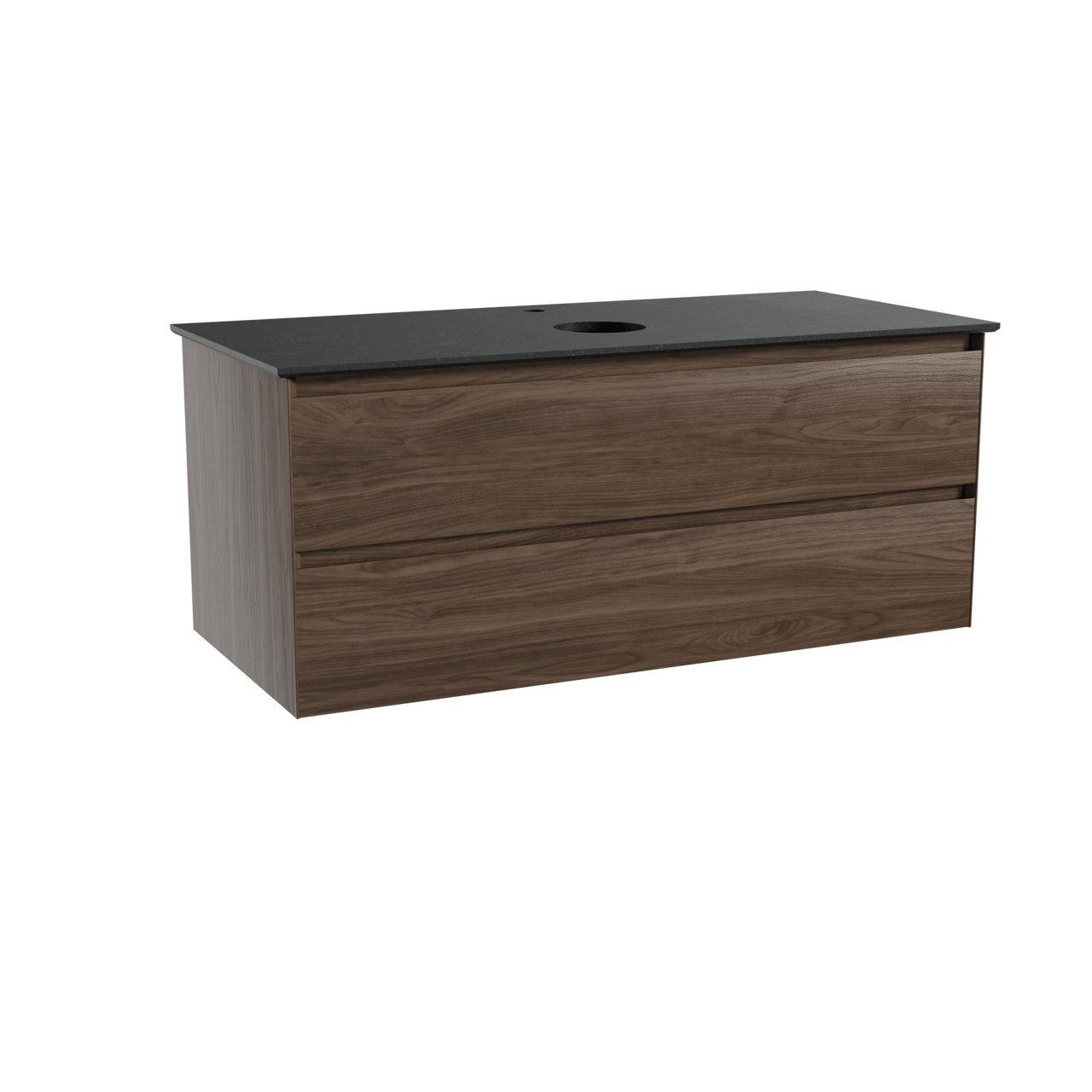 Balmani Mitra Badmöbel mit Facetta Waschtischplatte für Aufsatzwaschbecken