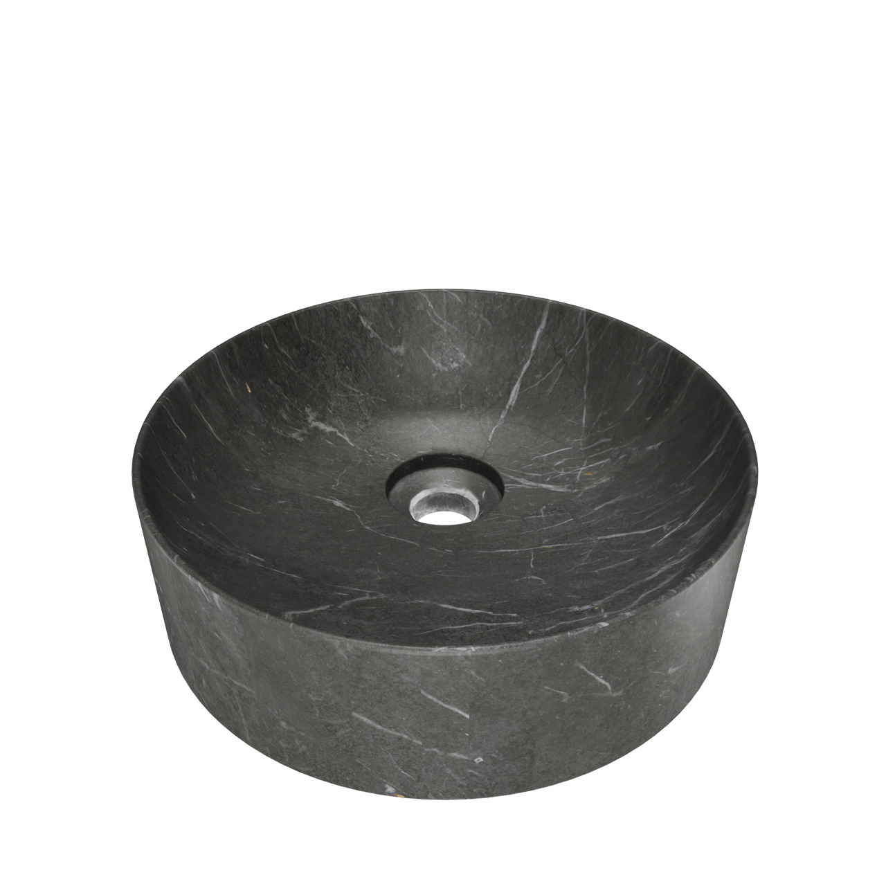 Balmani Fato waskom Pietra Grey marmer rond Ø 37,5 cm