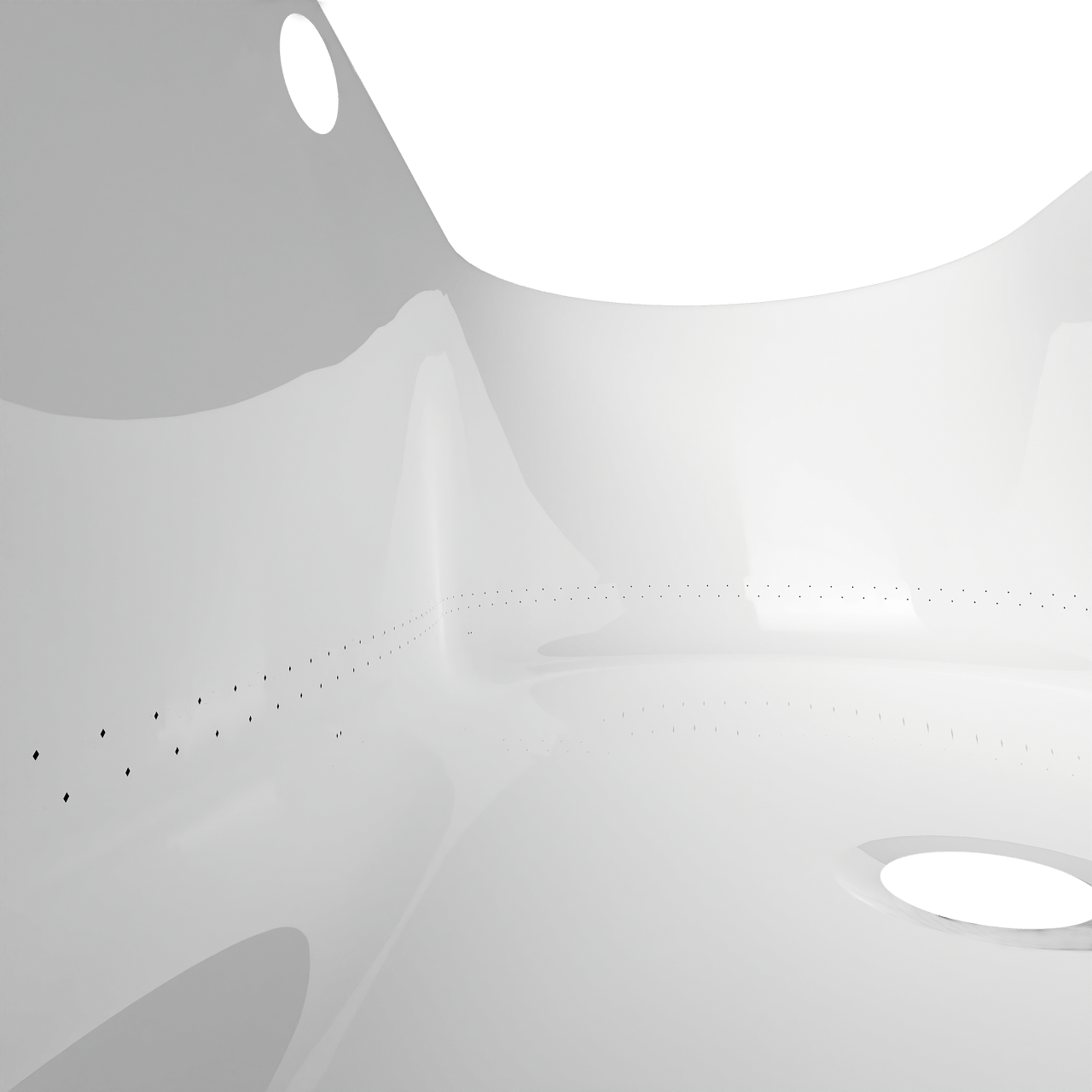 Luca Varess Rosala inbouwbad airmassage 180 x 80 cm acryl Glanzend Wit