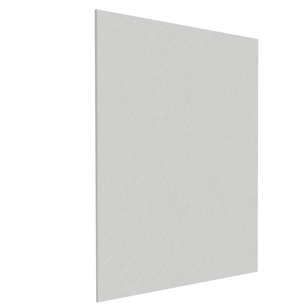 Balmani Zeno douchewandbekleding 160 x 120 x 220 cm composietmarmer lichtgrijs leisteenstructuur