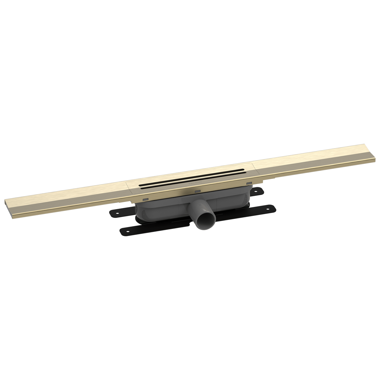 Easy Drain R-Line Clean Color douchegoot 80cm Brushed Brass