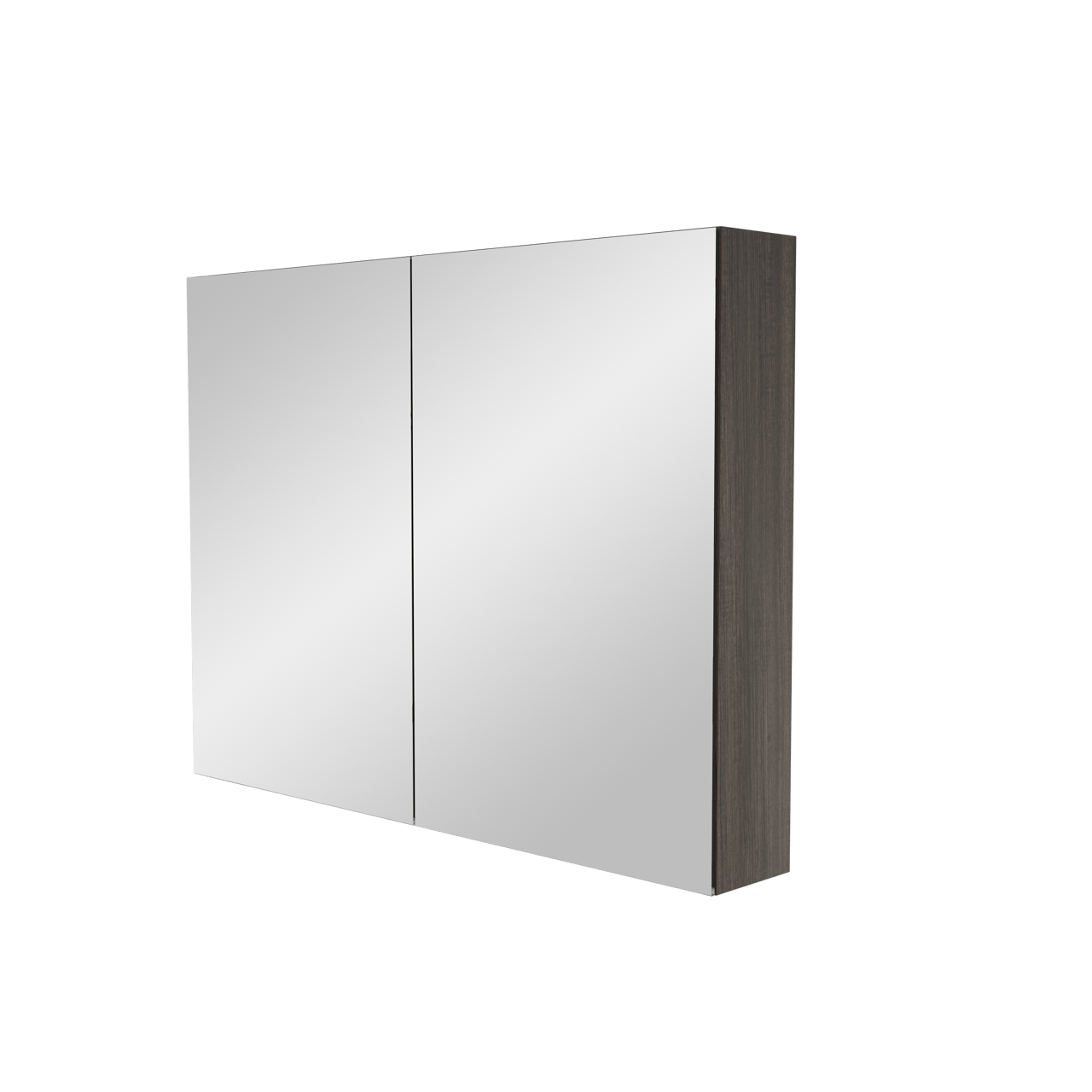 Storke Reflecta Spiegelschrank 100 x 75 cm Eiche schwarz rau