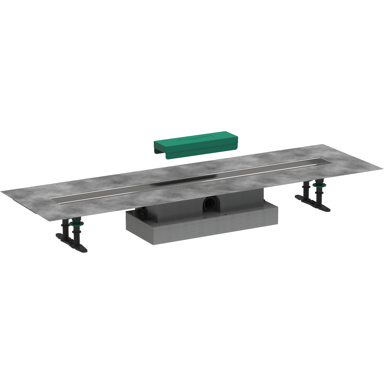 Hansgrohe uBox installatieset voor douchegoten 90cm voor Raindrain Match of Rock