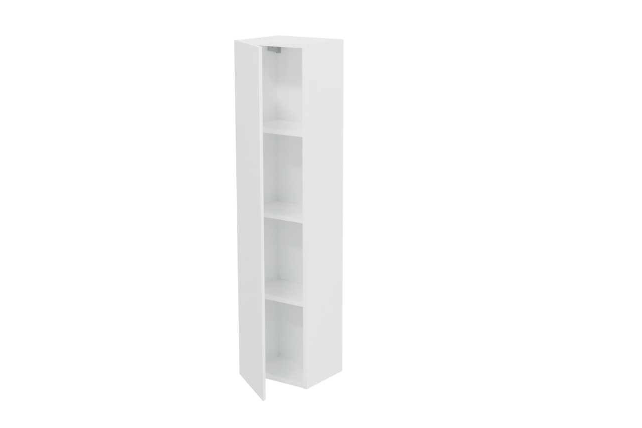Storke Edge Modulo colonne salle de bains suspendue blanc brillant 35 x 25 x 150 cm