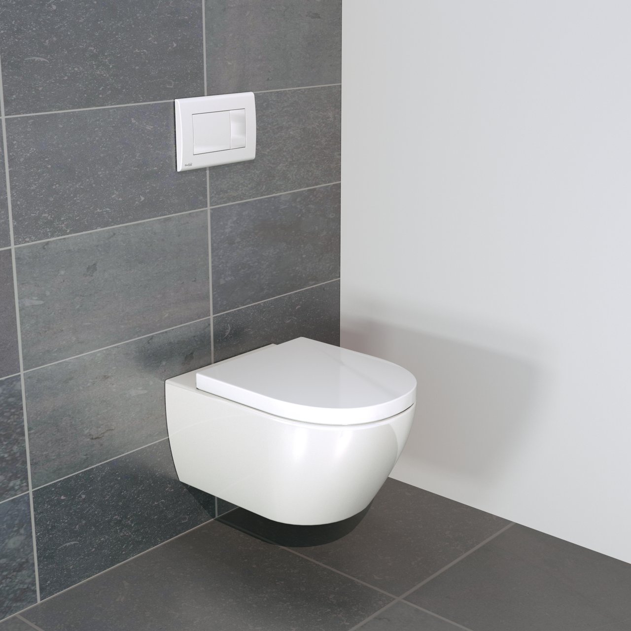 Villeroy & Boch Subway abattant Blanc Brillant frein de chute pour Subway WC